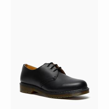 Dr Martens 1461 Plain Welt Smooth Kožené - Cierne Oxford Topanky Panske, D043SK